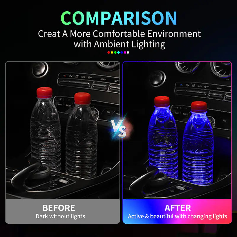 USB-Charge Illuminated Car Coaster