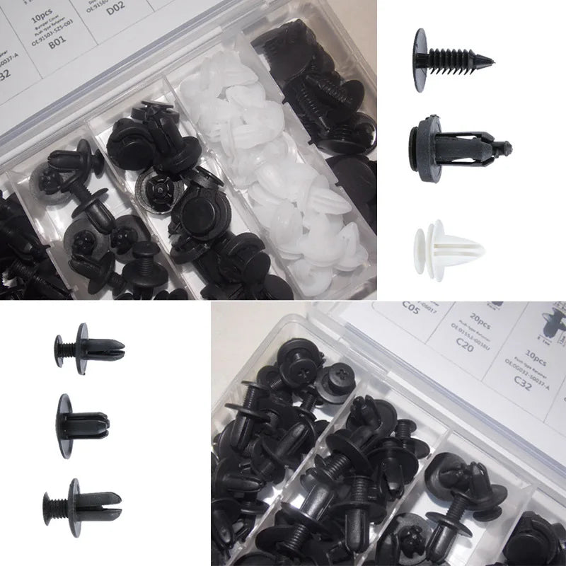 Auto Fastener Clip Car Fender Push Retainer Pin Rivets