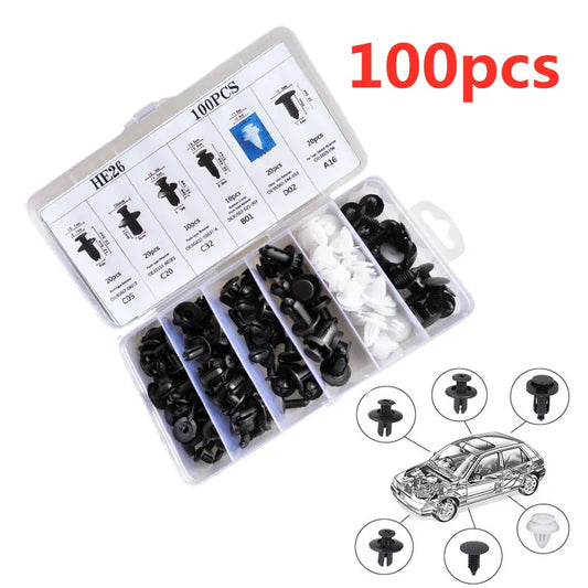Auto Fastener Clip Car Fender Push Retainer Pin Rivets