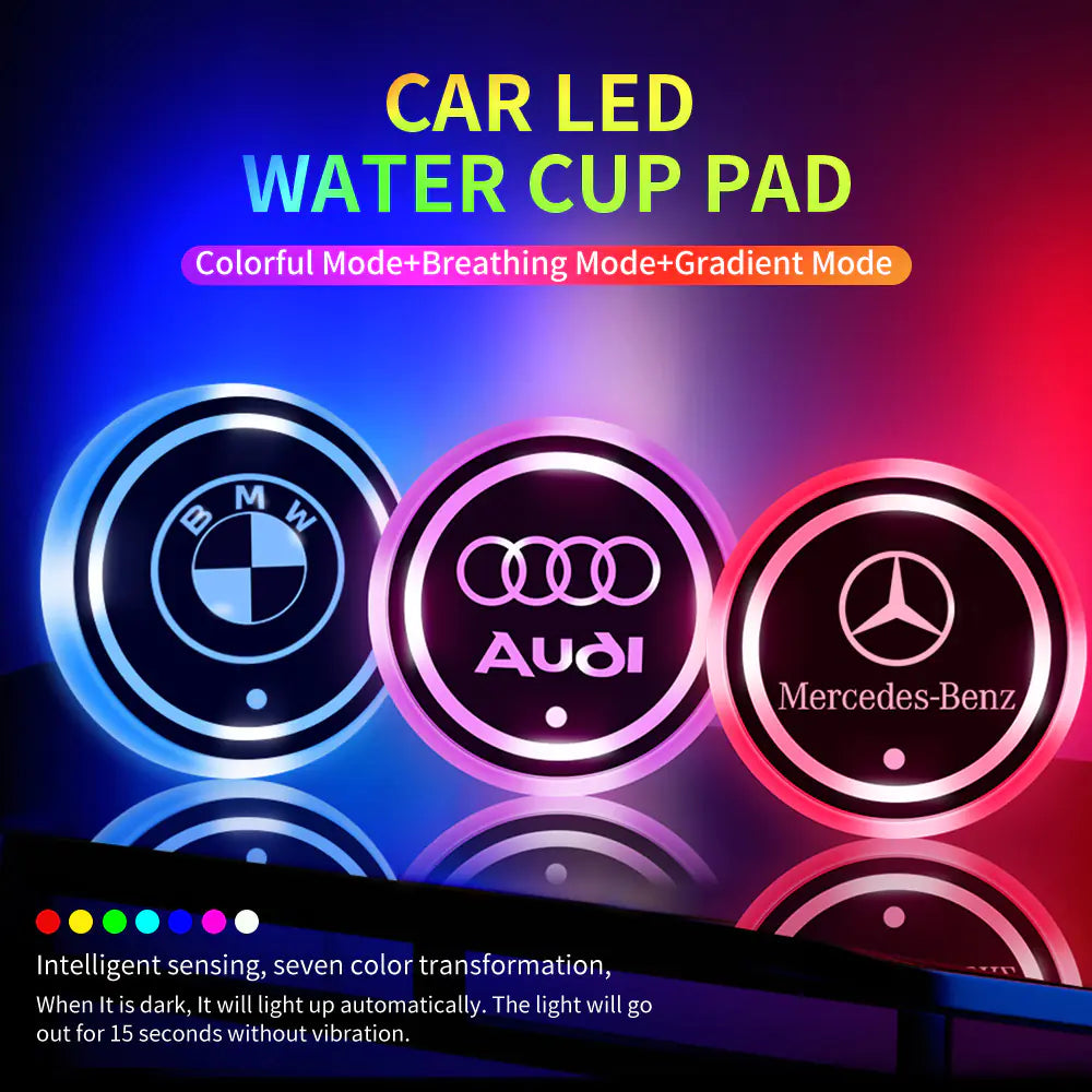 USB-Charge Illuminated Car Coaster